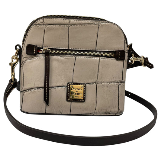 Crossbody Designer By Dooney And Bourke In Taupe, Size:Small
