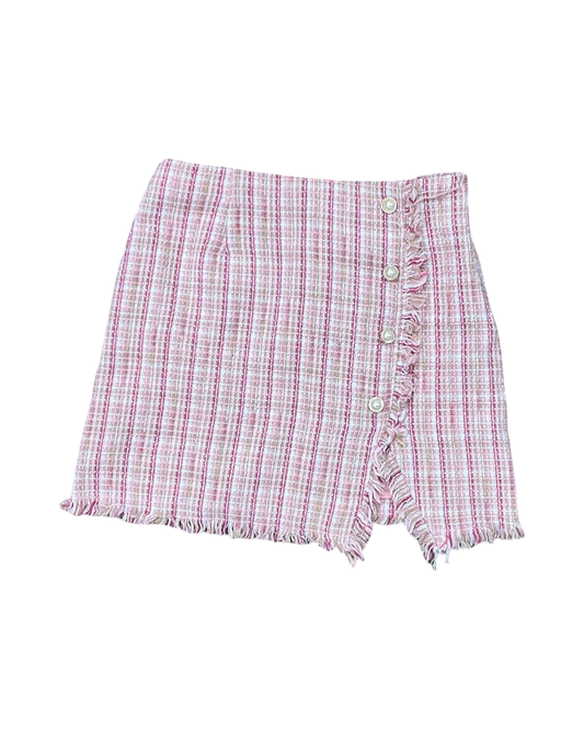 Skirt Mini & Short By Blue Rain In Pink, Size:M