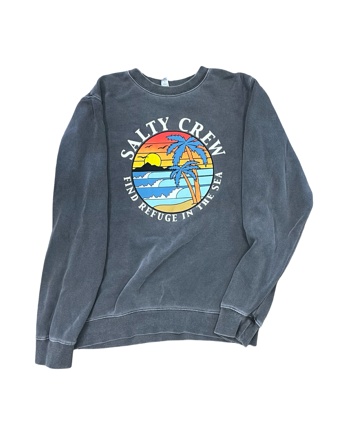 Sweatshirt Collar By Clothes Mentor In Grey, Size:S