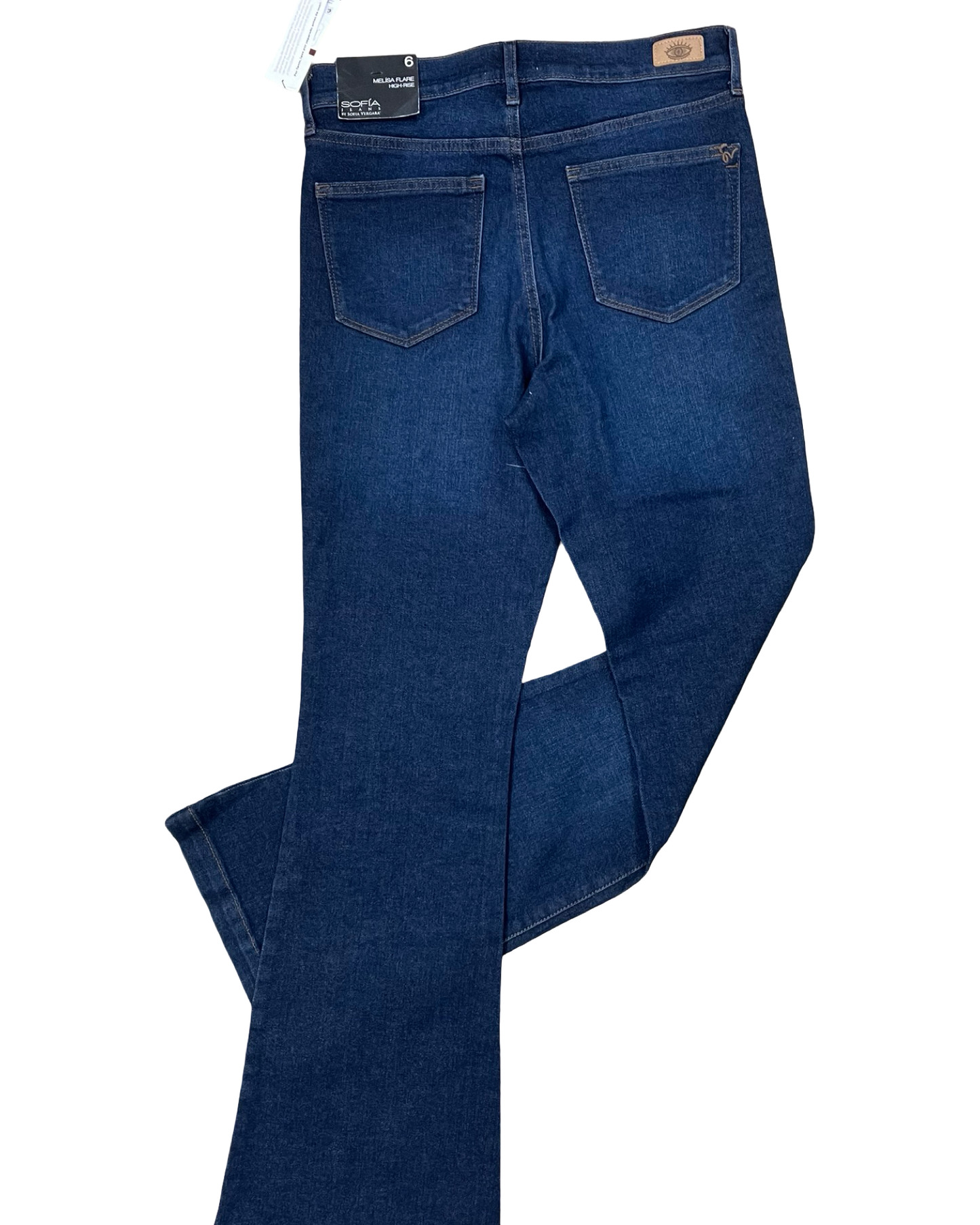 Jeans Flared By Sofia By Sofia Vergara In Blue Denim, Size:6