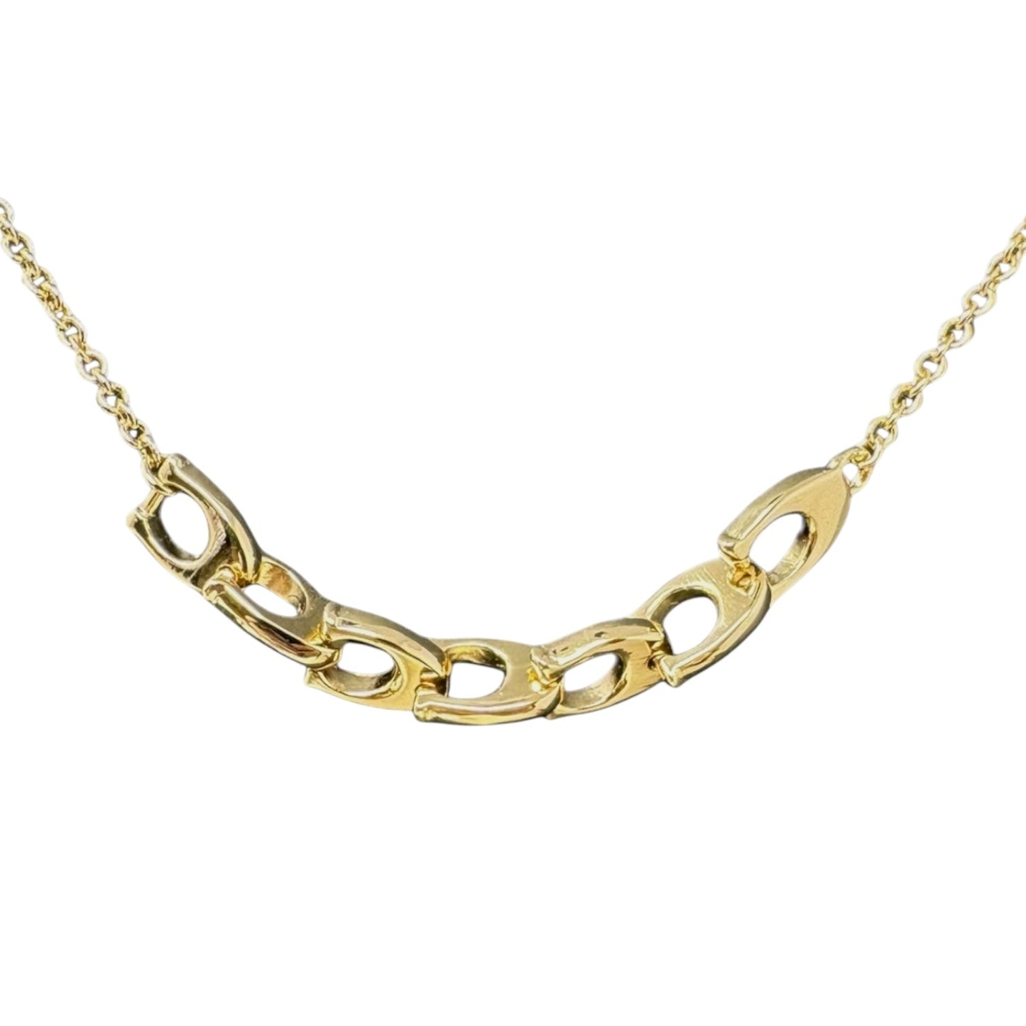 Mini C Chain Necklace Designer By Coach