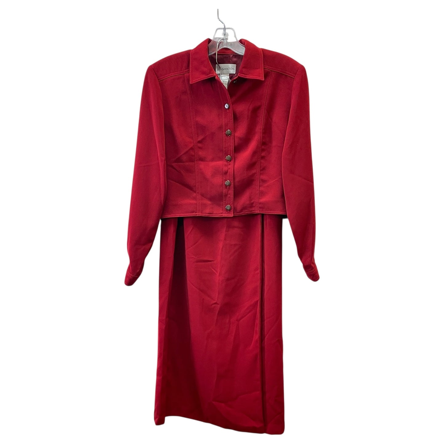 Skirt Suit 2Pc By Gantos In Red, Size:4