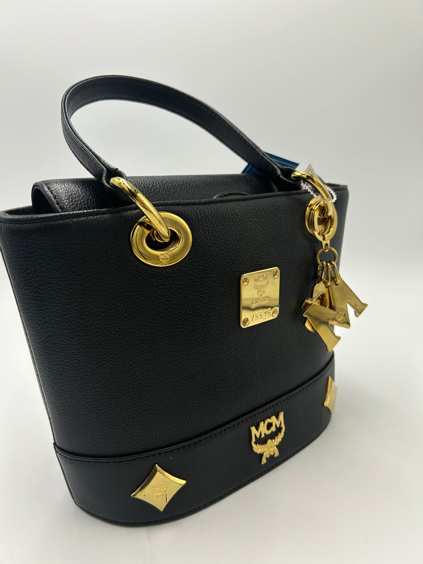 MCM Calfskin Studded Luxury Bag