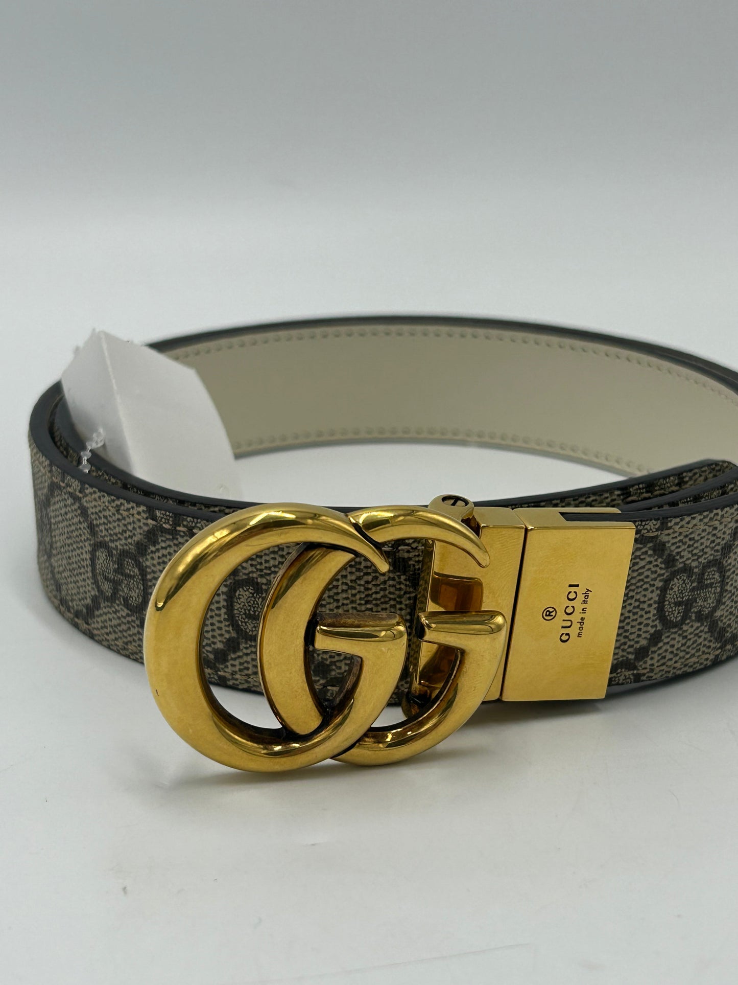 Gucci GG Marmon Reversible Belt in Size 85 / 34