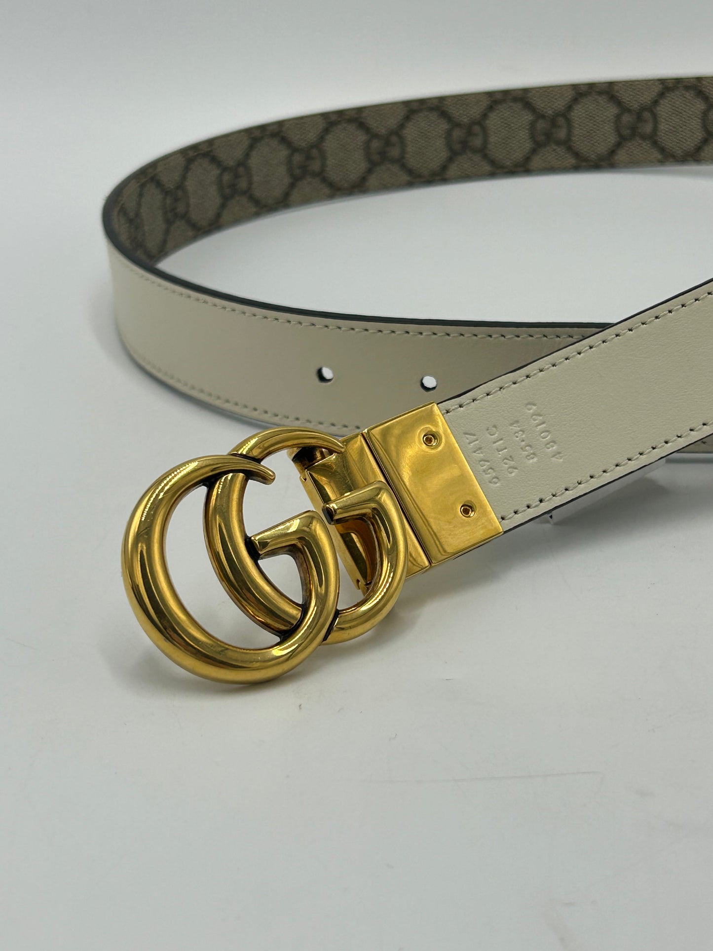 Gucci GG Marmon Reversible Belt in Size 85 / 34