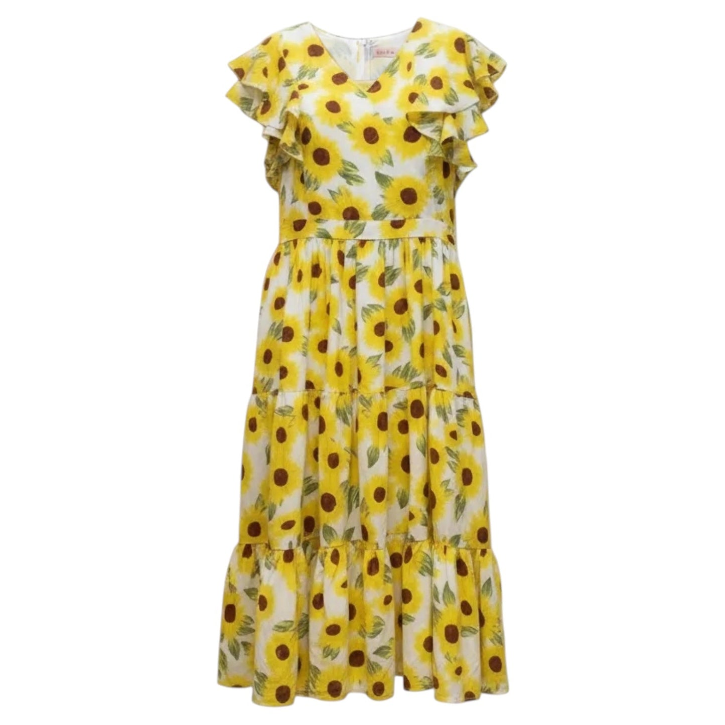 Trixie Maxi Dress By Ivy City Co In Sunflower Print, Size: 20