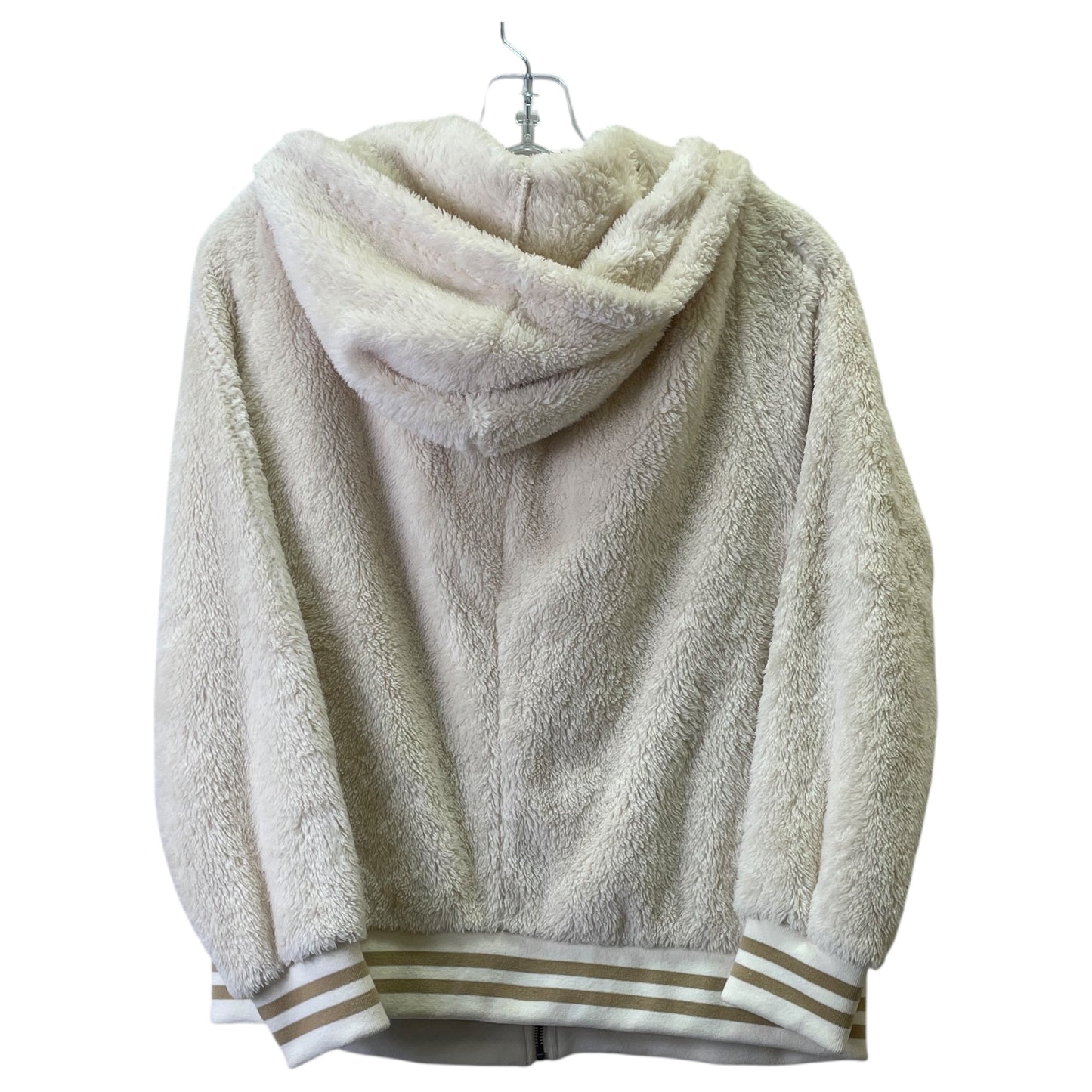 Jacket Faux Fur & Sherpa By Torrid In White, Size:0