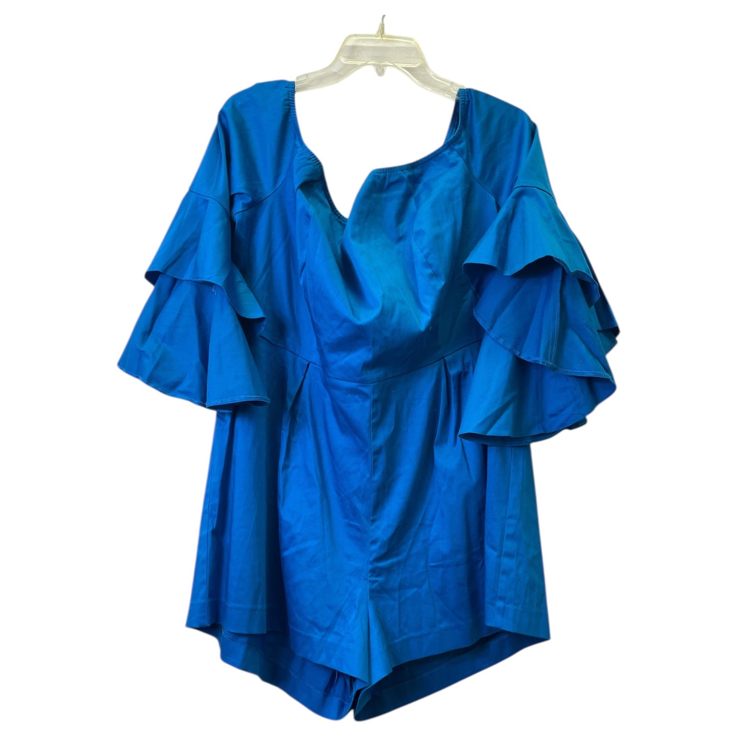 Romper By Cme In Blue, Size:2X