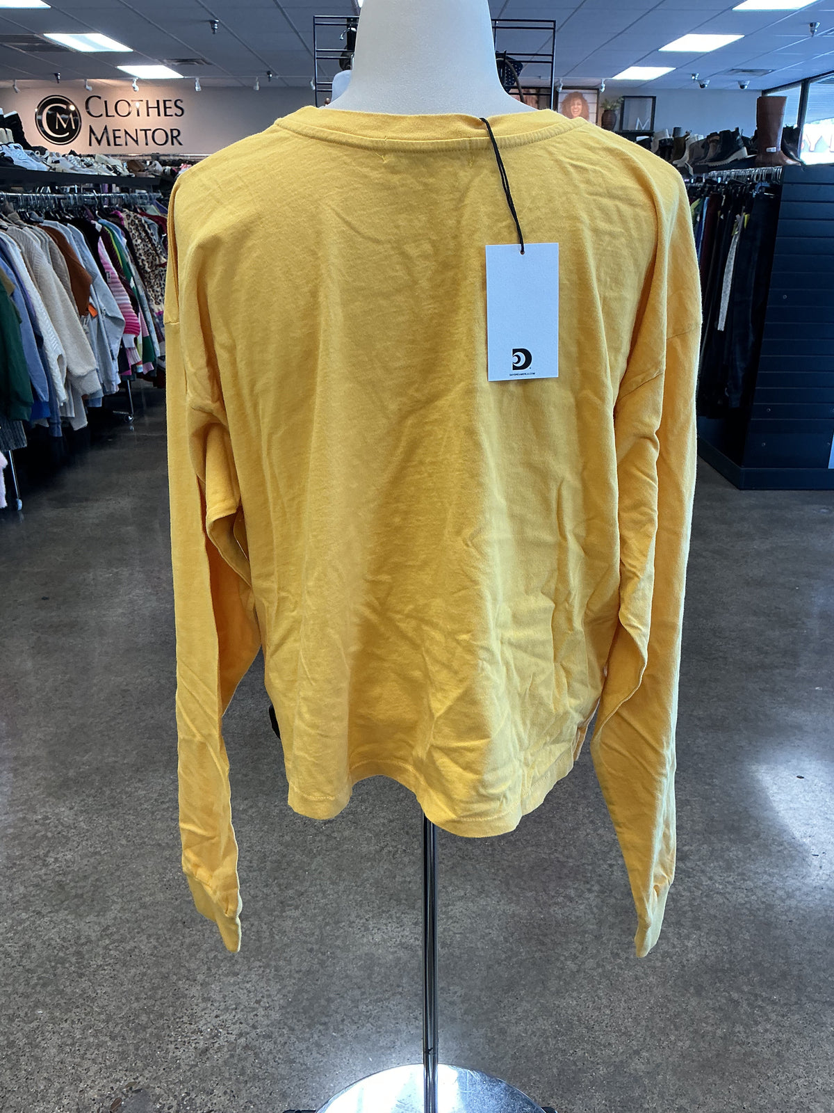Top Ls By Daydreamer In Yellow, Size:M