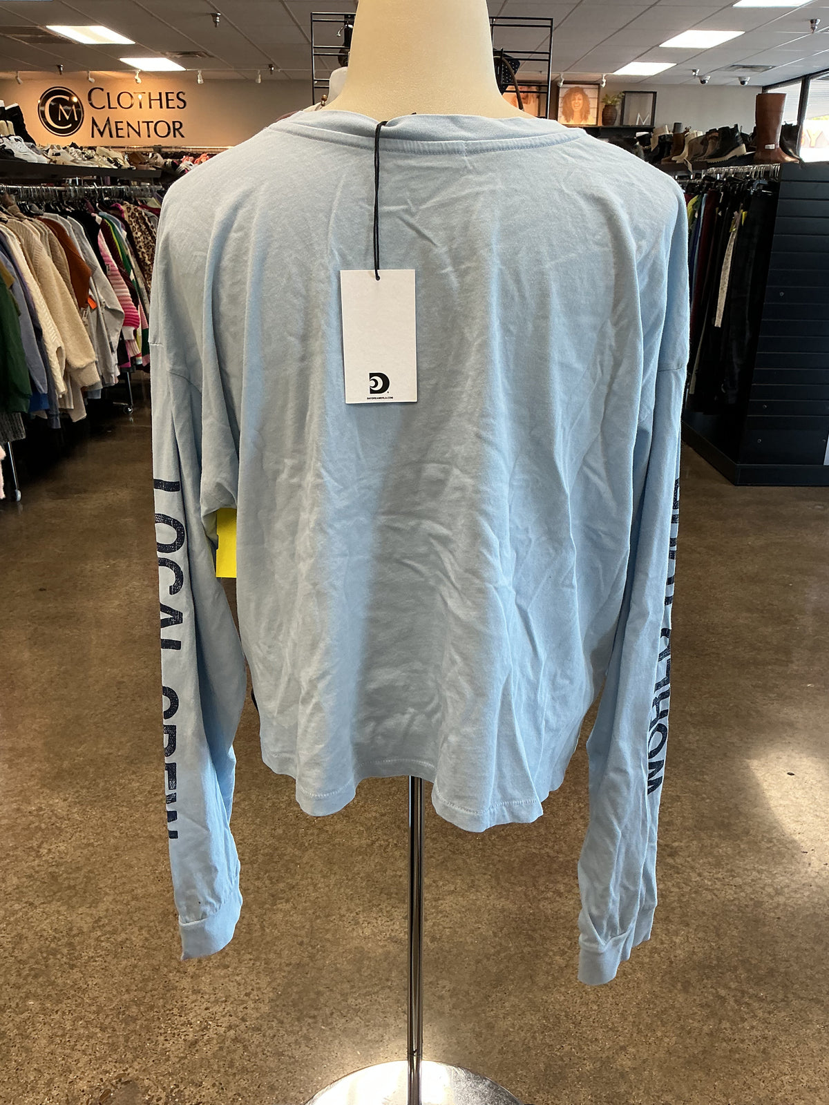 Top Ls By Daydreamer In Blue, Size:M