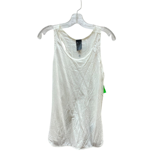 Athletic Tank Top By Adidas In Cream, Size:S