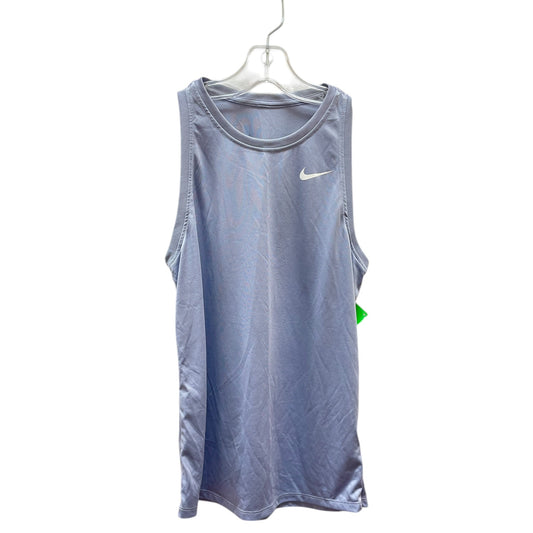 Athletic Tank Top By Nike In Purple, Size:S