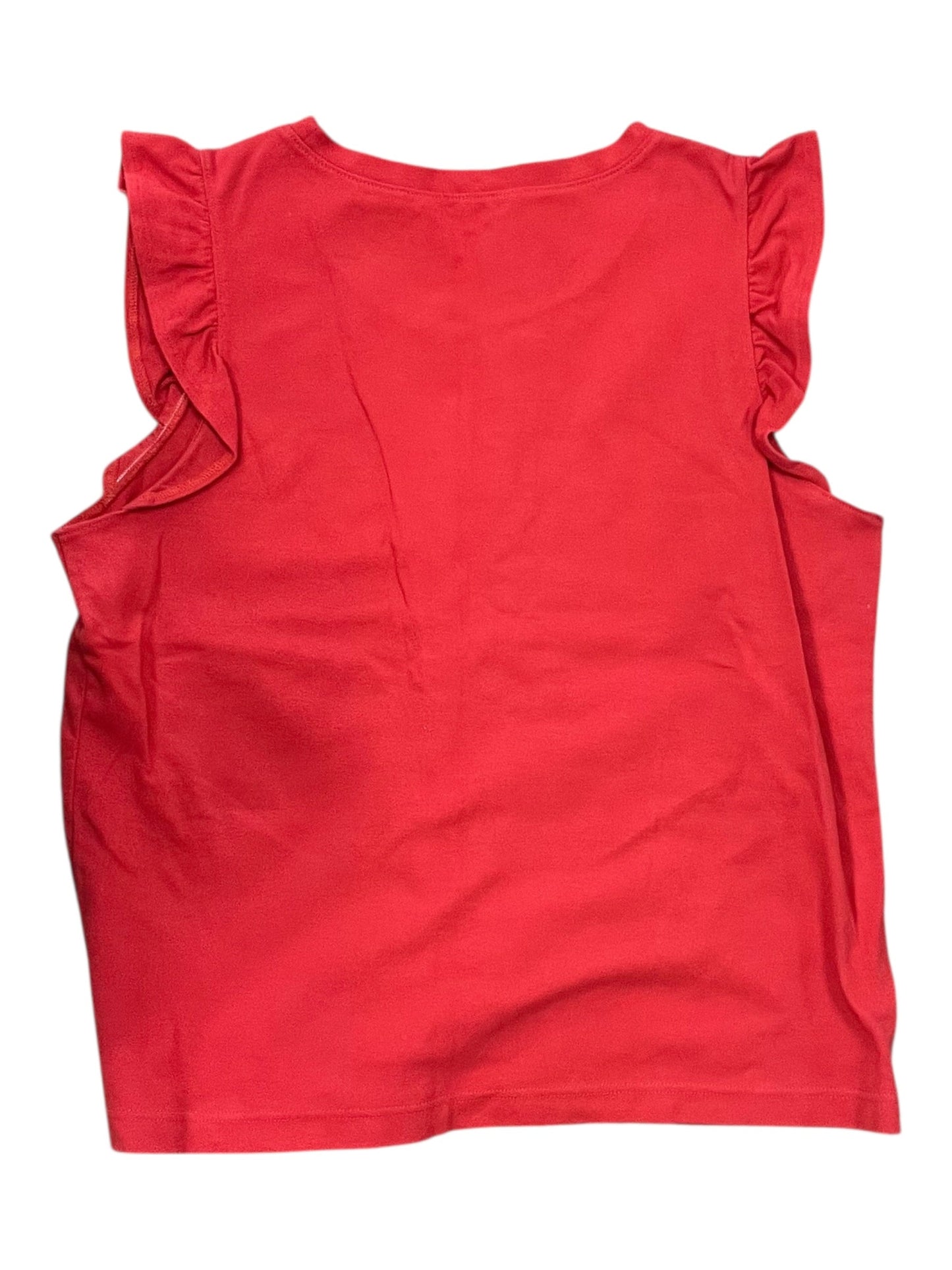 Top Sleeveless By J. Crew In Orange, Size:Xl