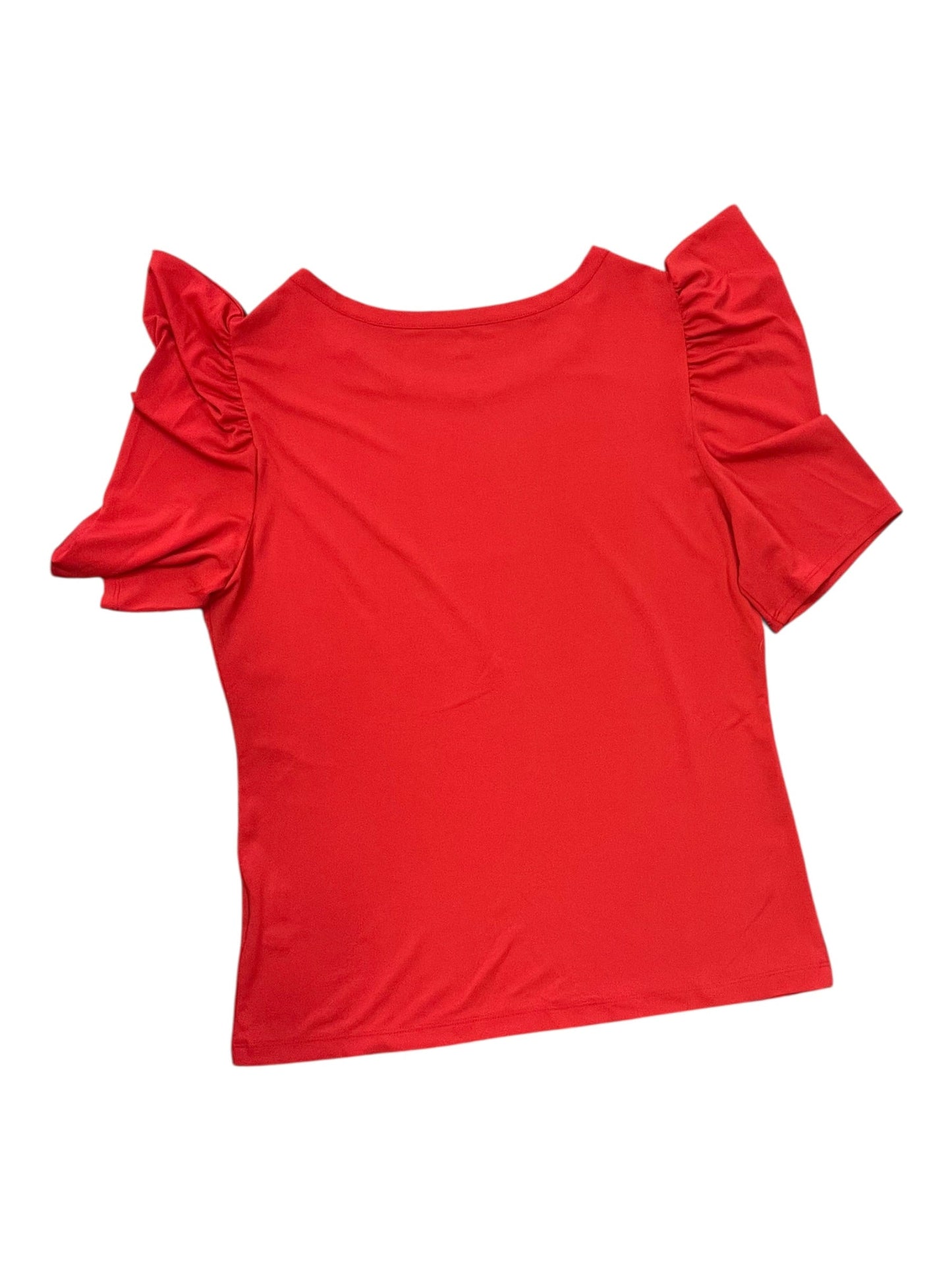 Top Sleeveless By New York And Co In Red, Size:L