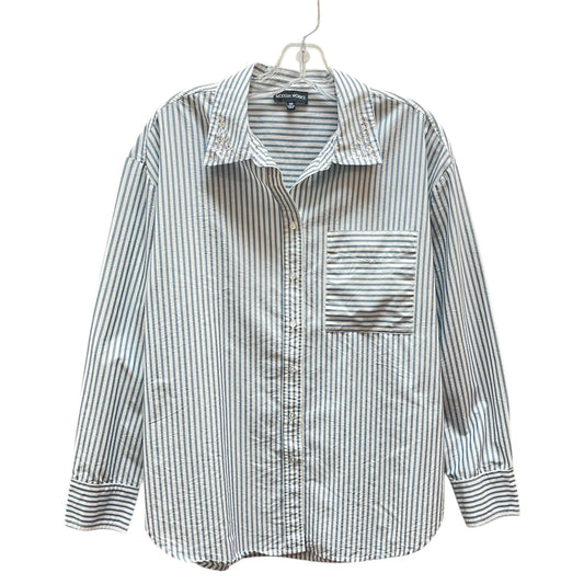 Top Ls By Modern Works In Blue, Size:M