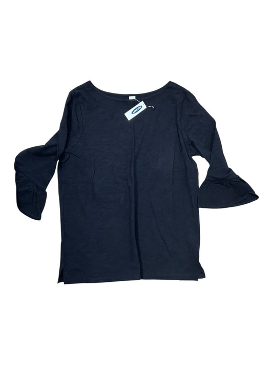 Top 3/4 Sleeve By Old Navy In Black, Size:M