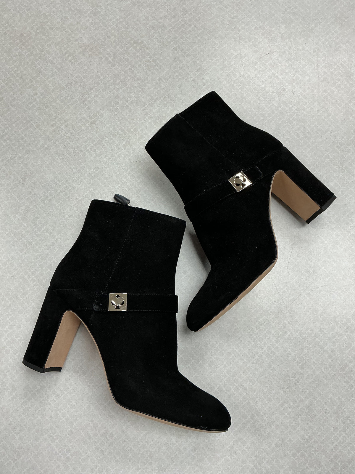 Boots Designer By Kate Spade In Black, Size:9.5