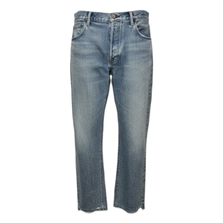 Jeans Straight By Moussy In Blue Denim, Size: 18