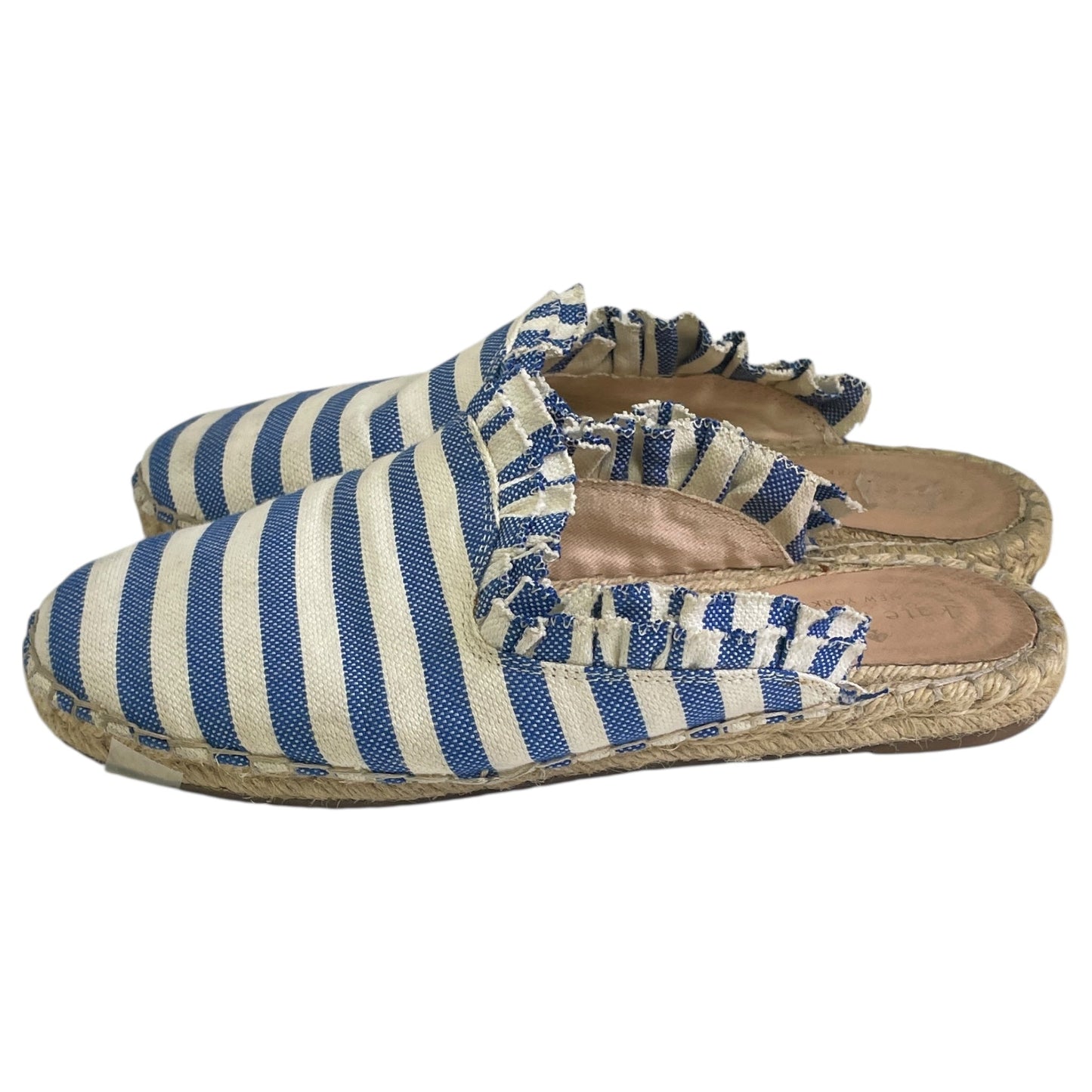 Shoes Designer By Kate Spade In Blue & White, Size:8