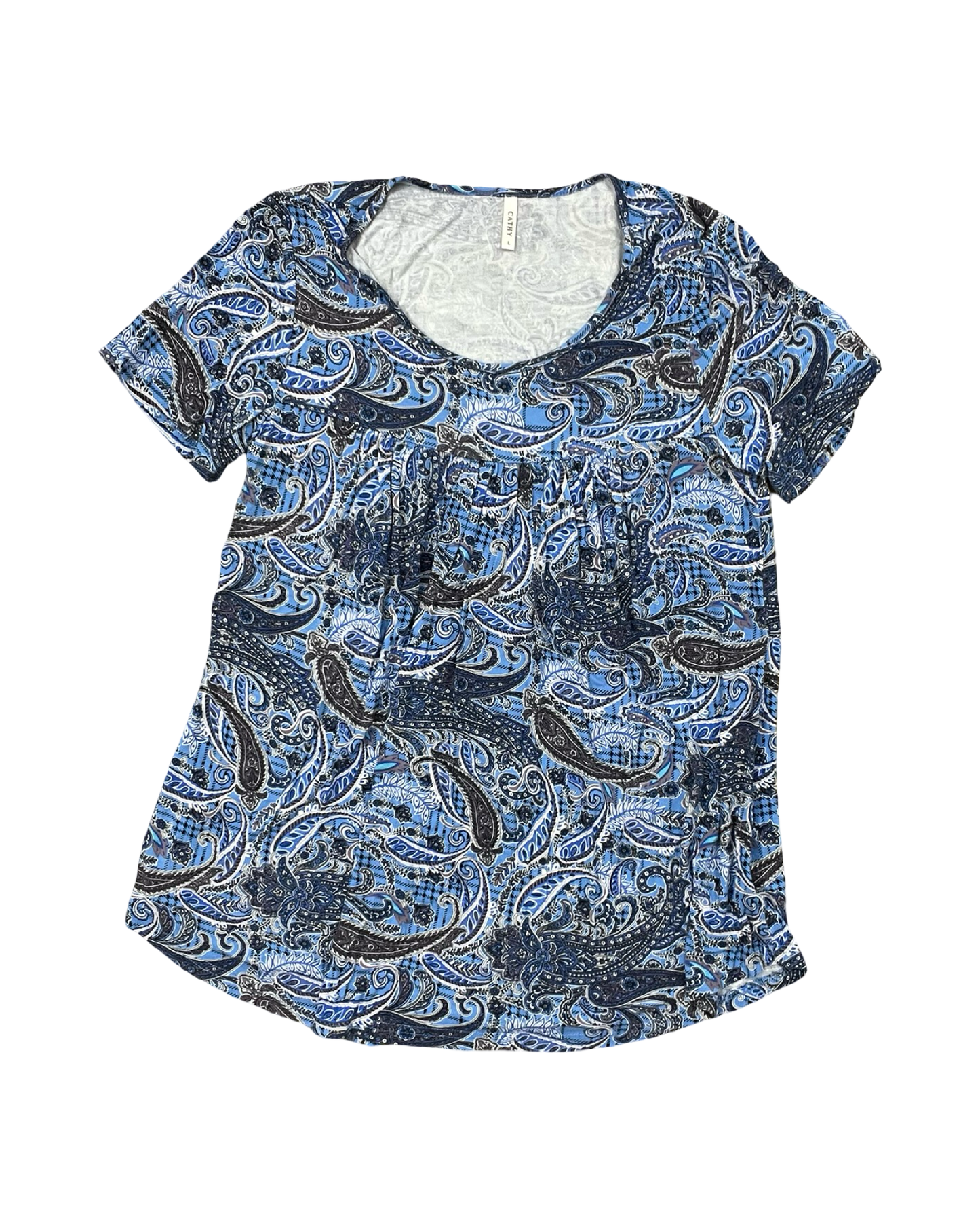 Top Ss By Clothes Mentor In Blue, Size:L