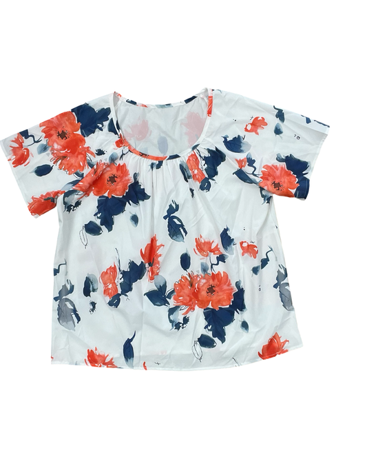 Top Ss By Clothes Mentor In White, Size:L