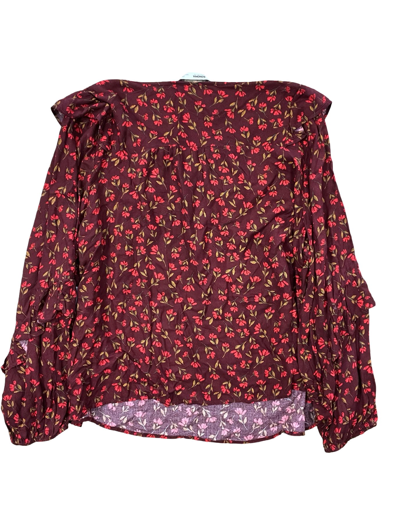 Top Ls By Sonoma In Maroon, Size:2X