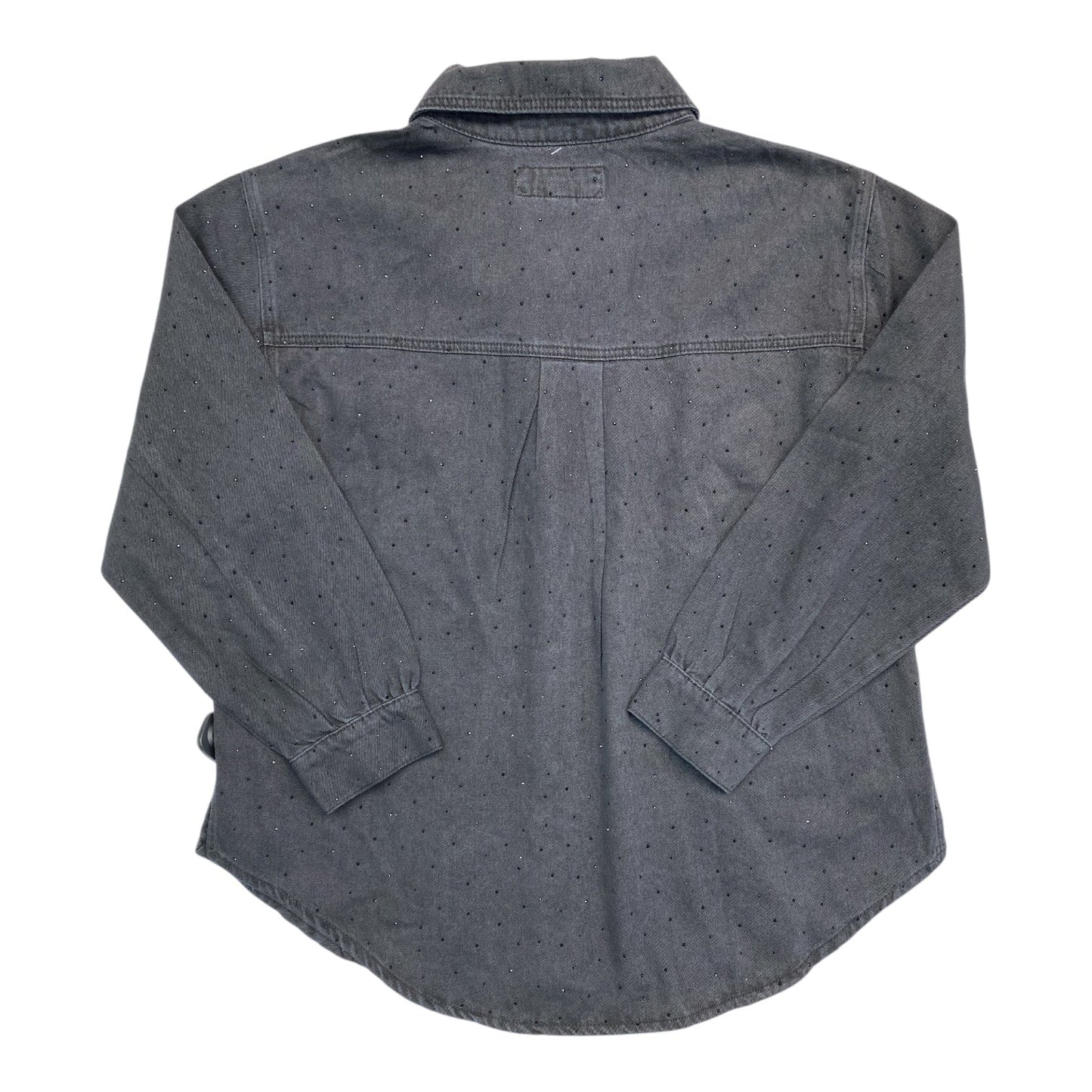 Jacket Denim By Maurices In Black Denim, Size:Xl