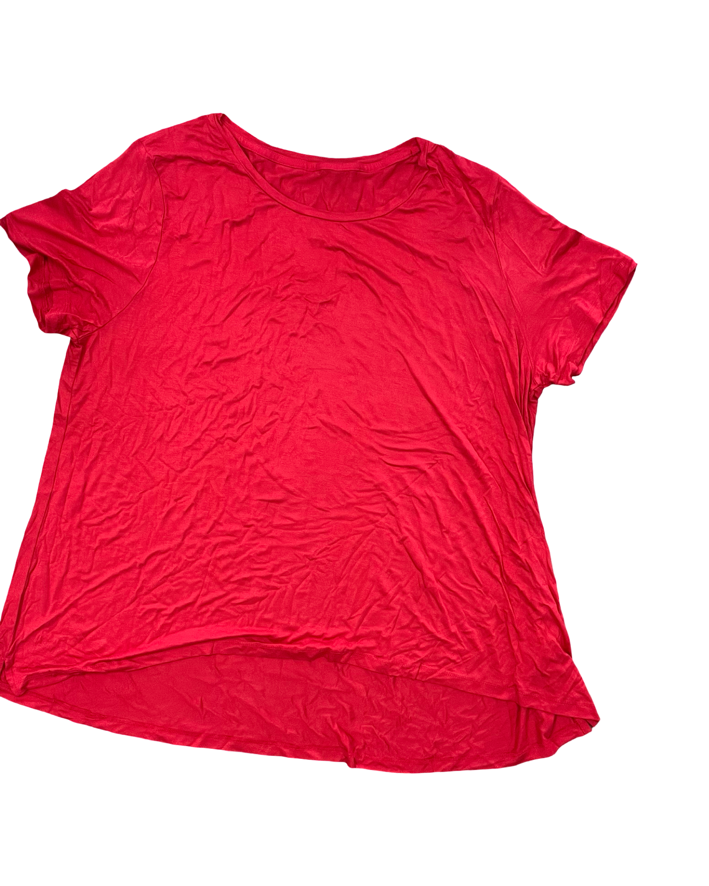 Top Ss Basic By Clothes Mentor In Red, Size:3X