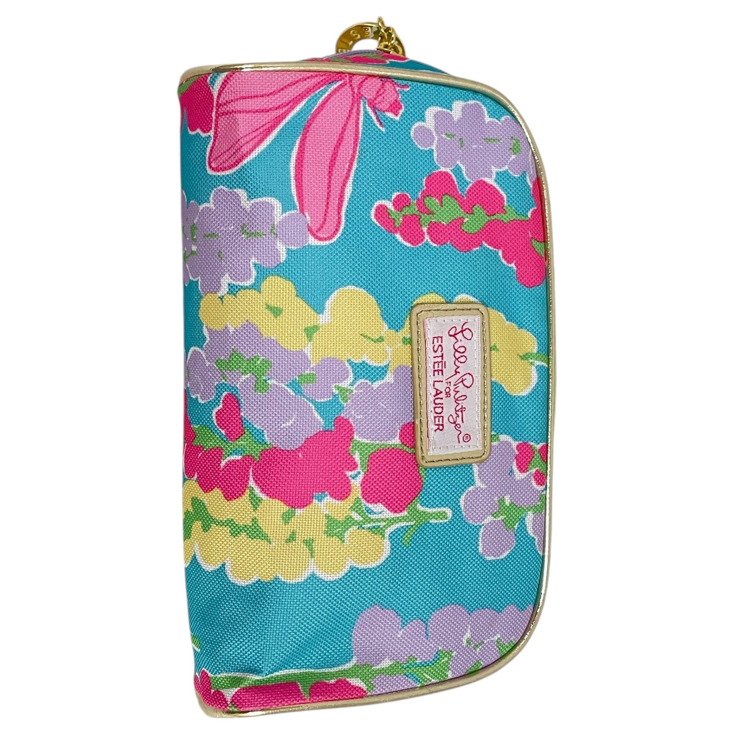 Makeup Bag Designer By Lilly Pulitzer In Floral Print, Size:Small