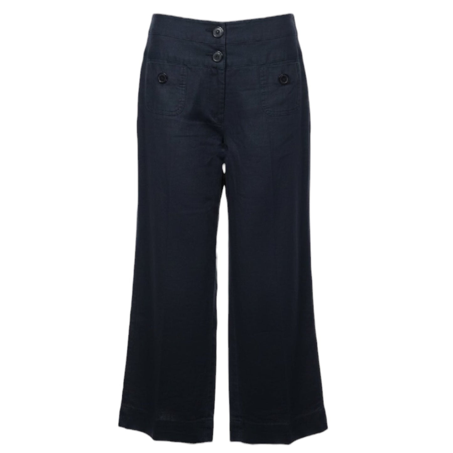 Linen Pants By Elliott Lauren In Navy, Size: 6