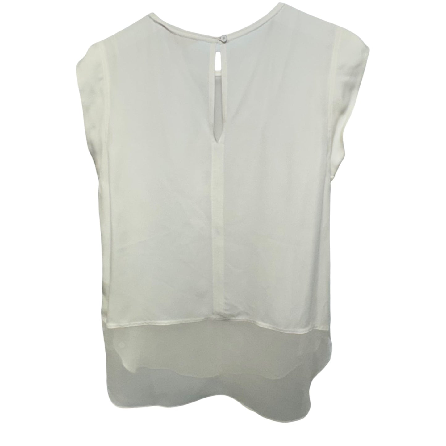 Charlie Sleeveless Silk Top By Rebecca Taylor In Cream, Size: 4