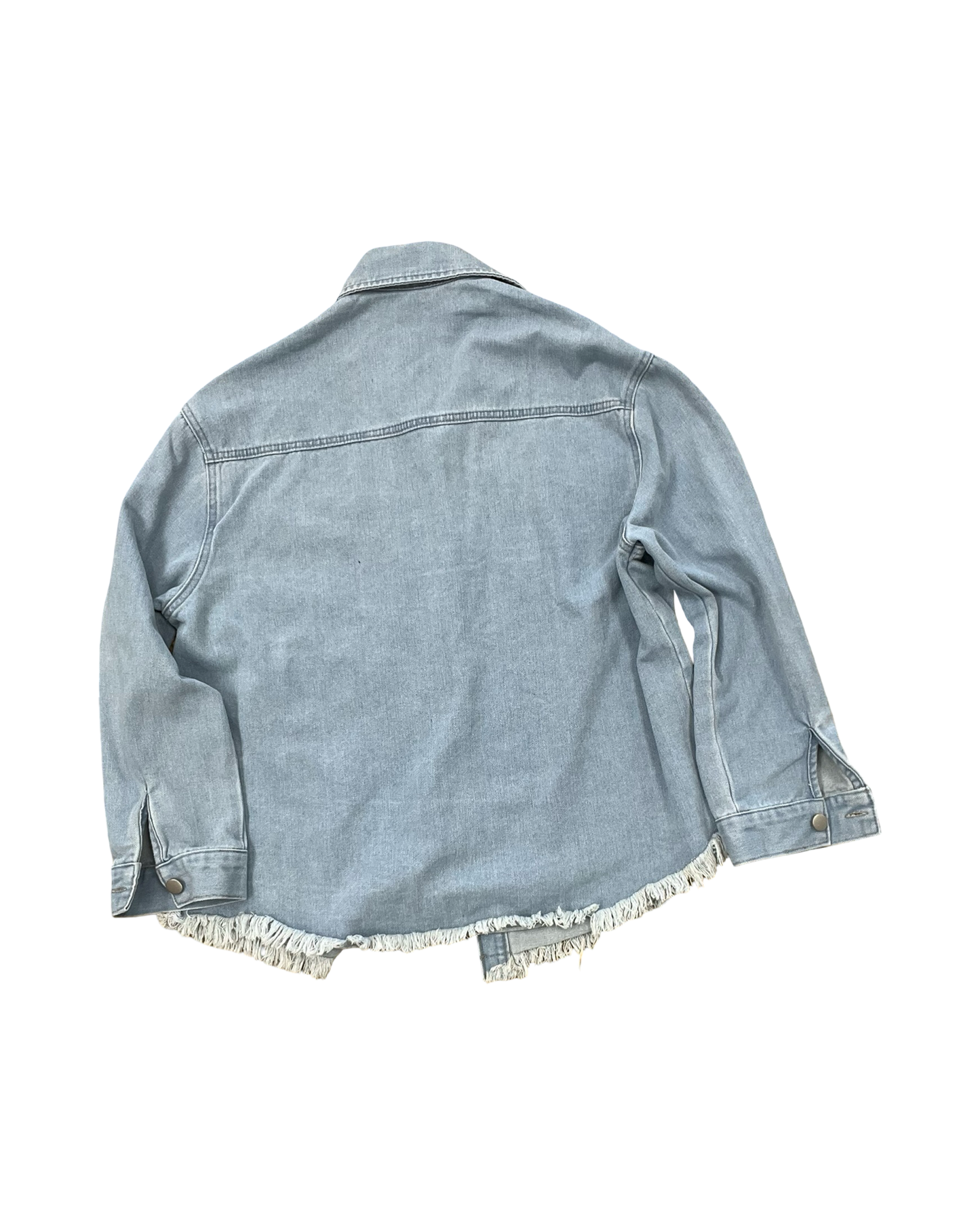 Jacket Denim By Zeagoo In Blue Denim, Size:M