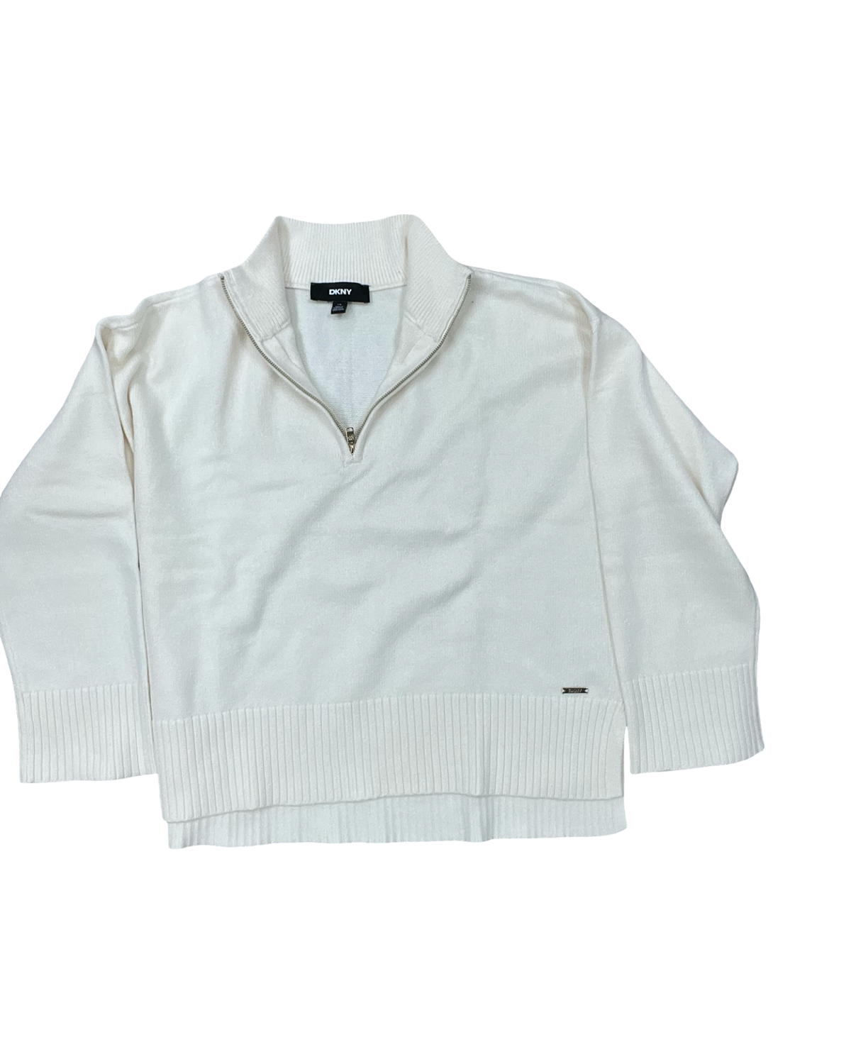 Sweater By Dkny In Cream, Size:L