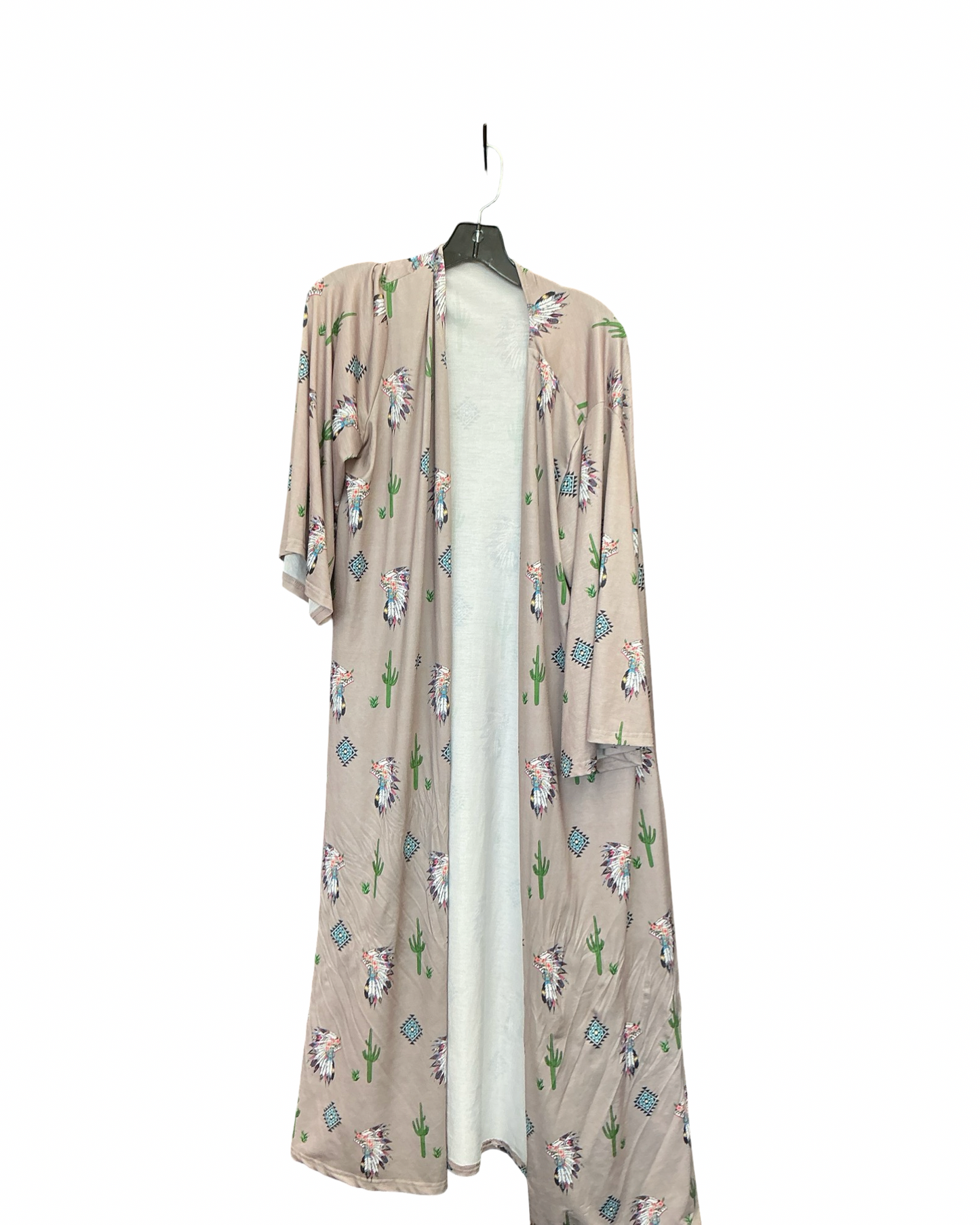 Cardigan By Clothes Mentor In Tan, Size:L