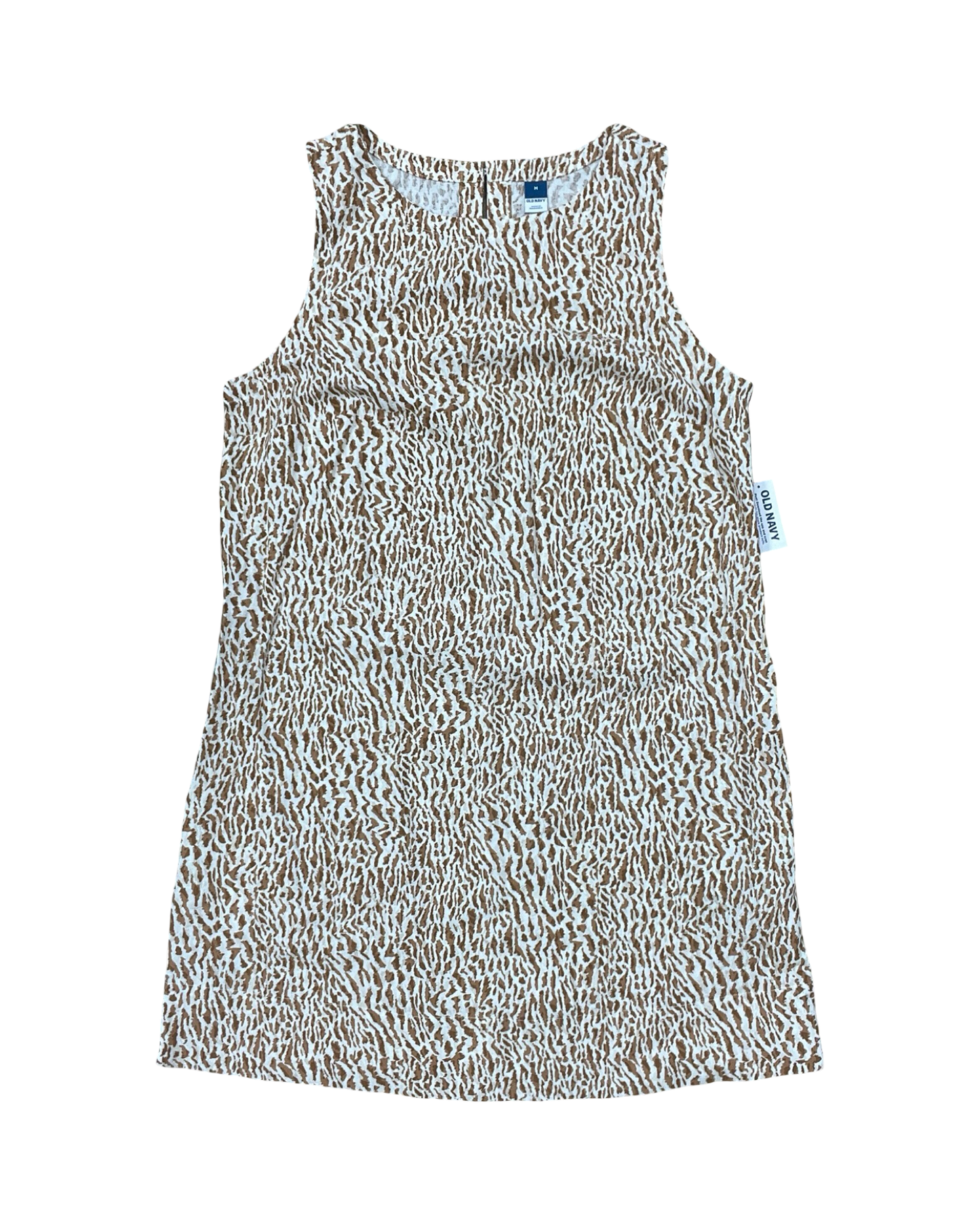 Dress Casual Midi By Old Navy In Animal Print, Size:M
