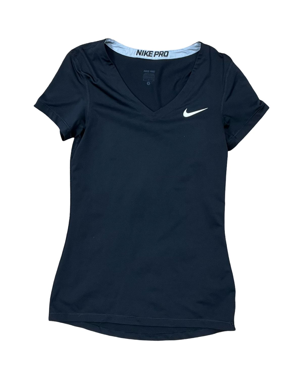 Athletic Top Ss By Nike In Black, Size:S
