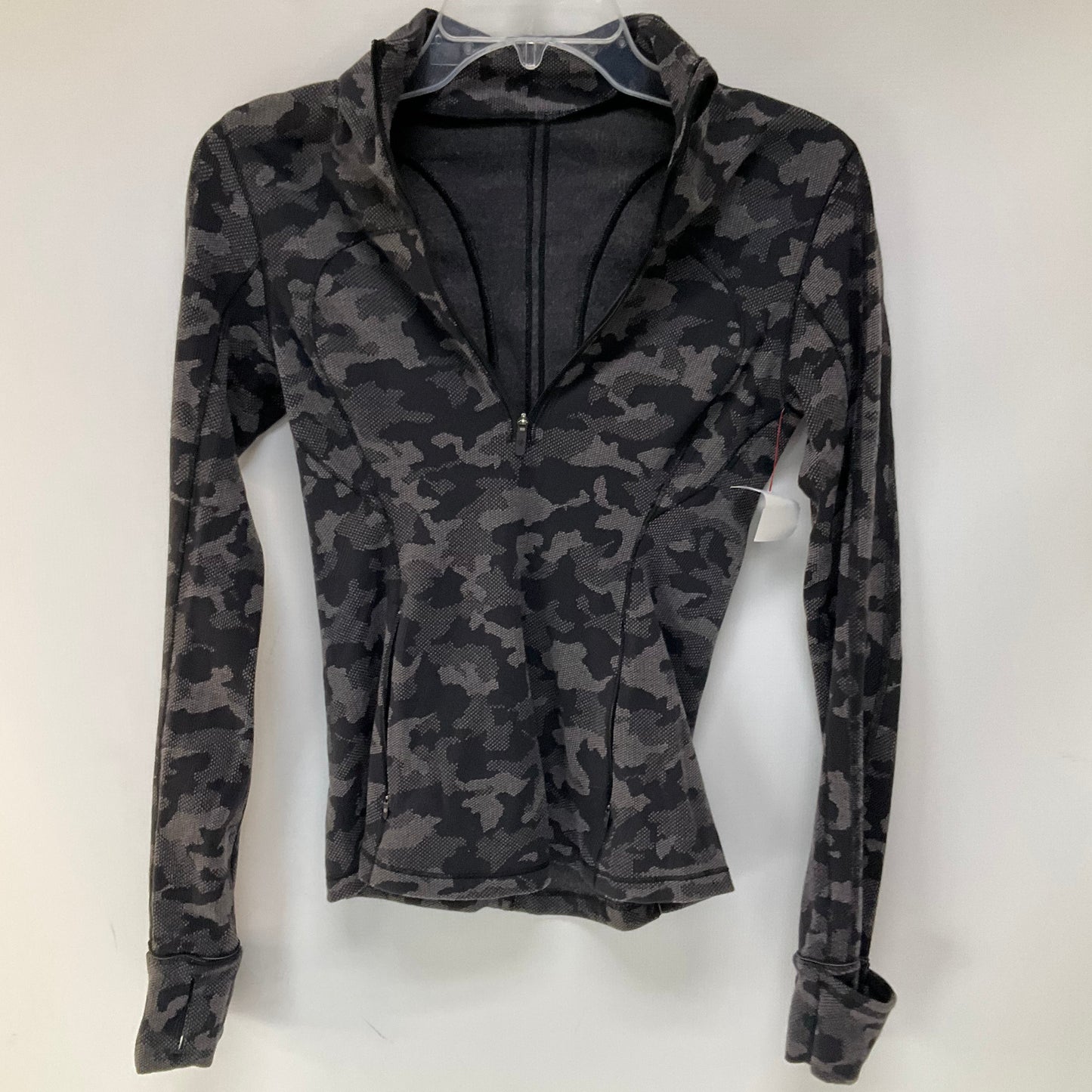 Athletic Jacket By Lululemon In Camouflage Print, Size: 4