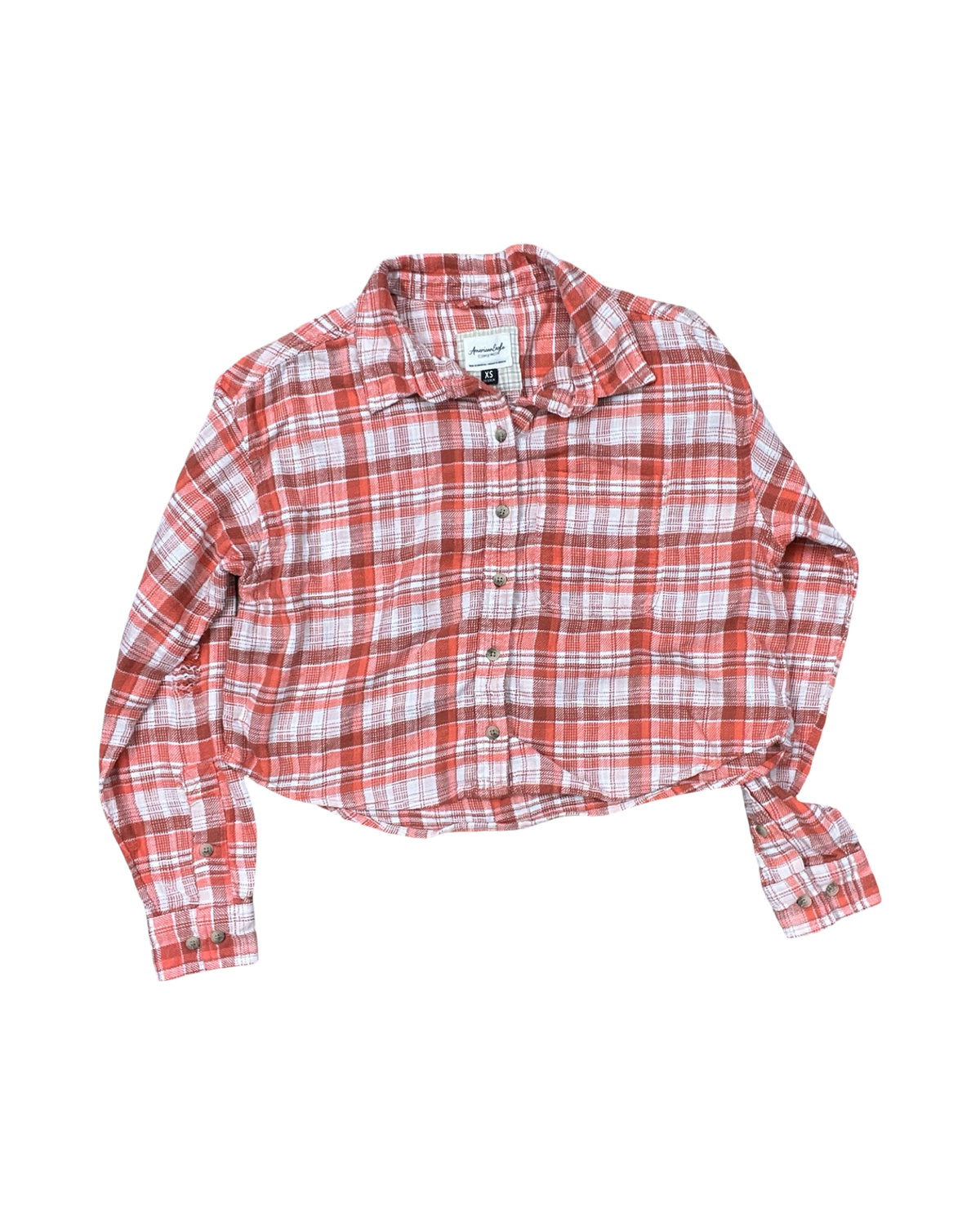 Top Ls By American Eagle In Orange, Size:Xs