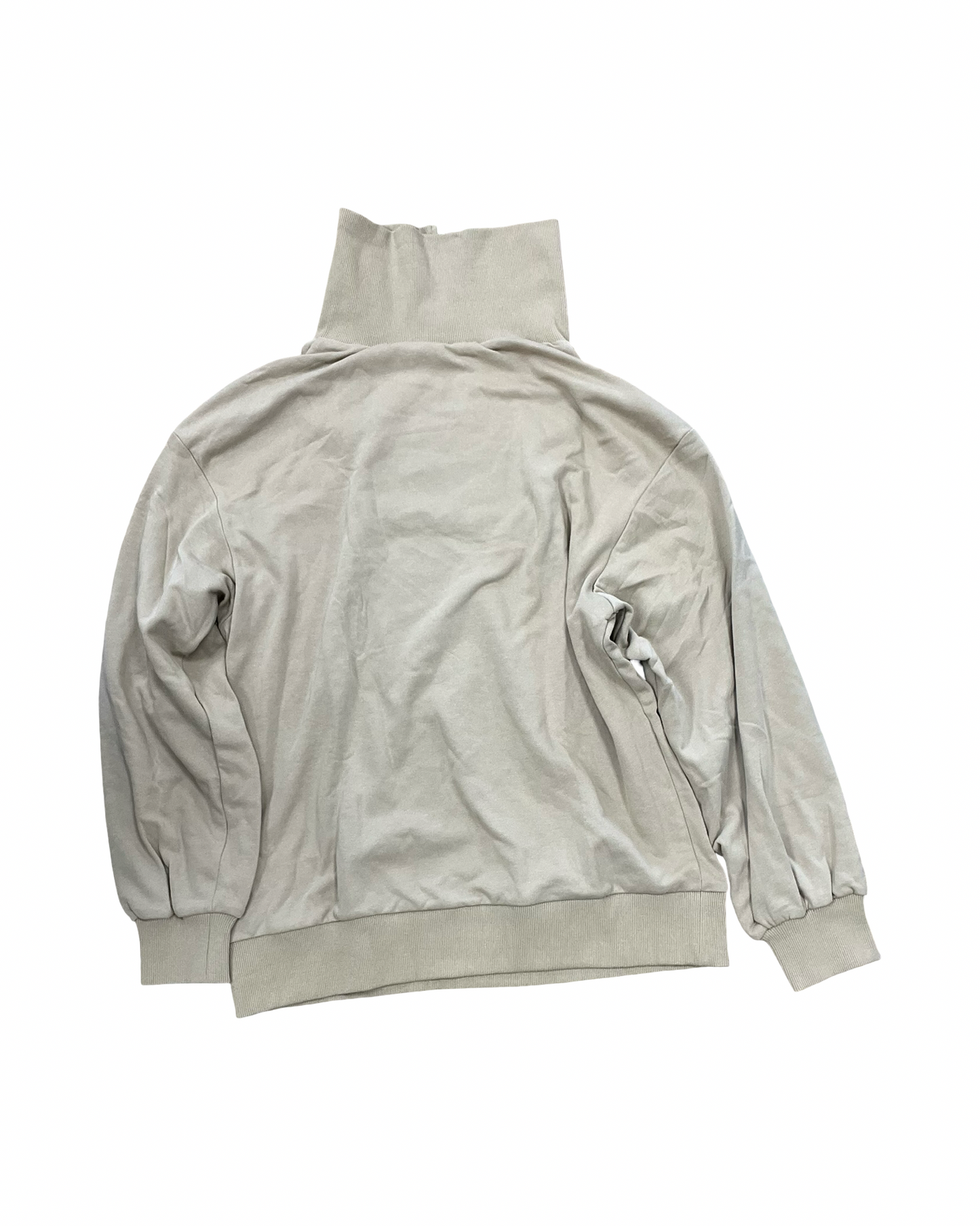 Sweatshirt Collar By Clothes Mentor In Tan, Size:S