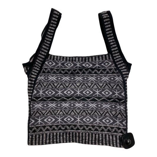 Athletic Bra By Free People In Black & Grey, Size:M