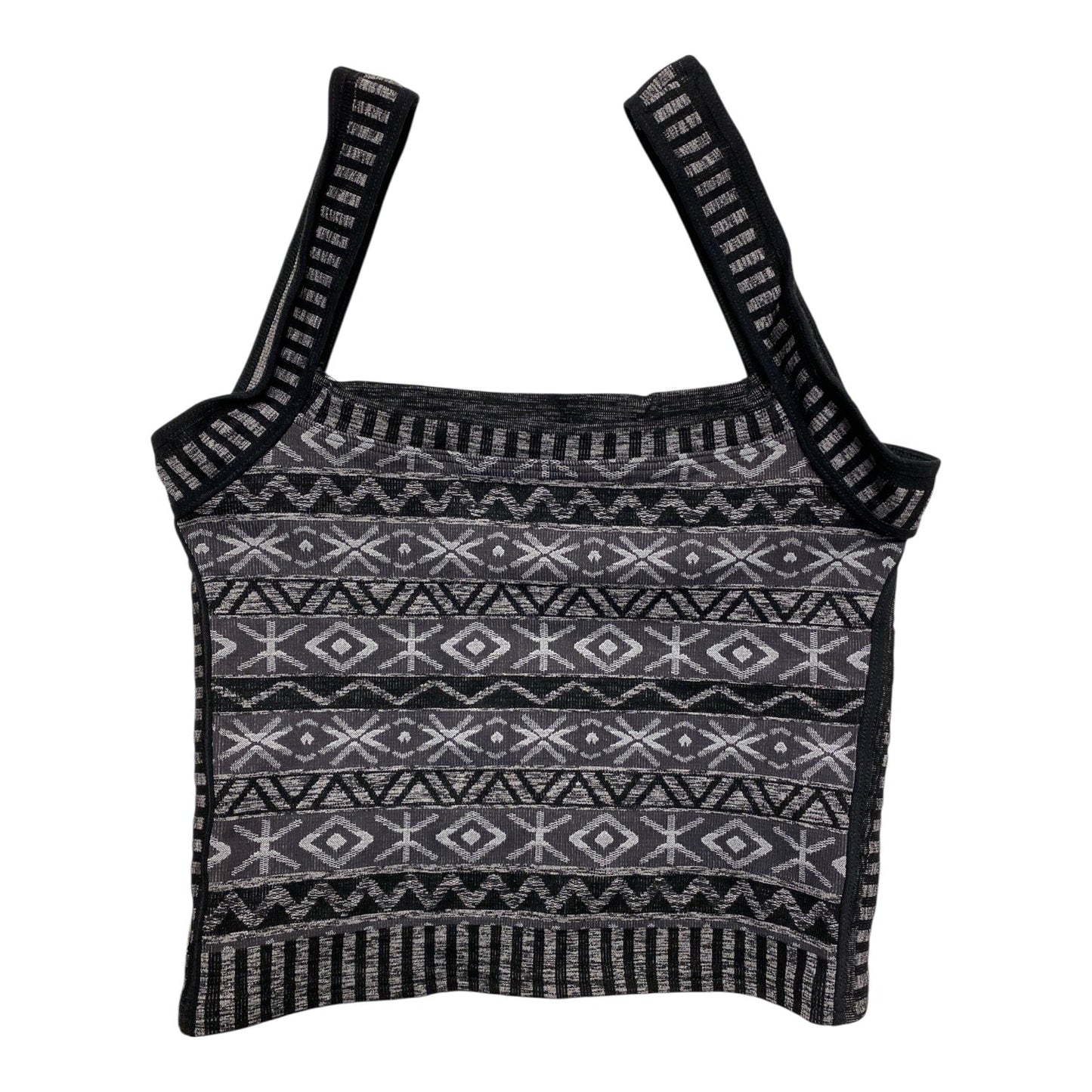 Athletic Bra By Free People In Black & Grey, Size:M