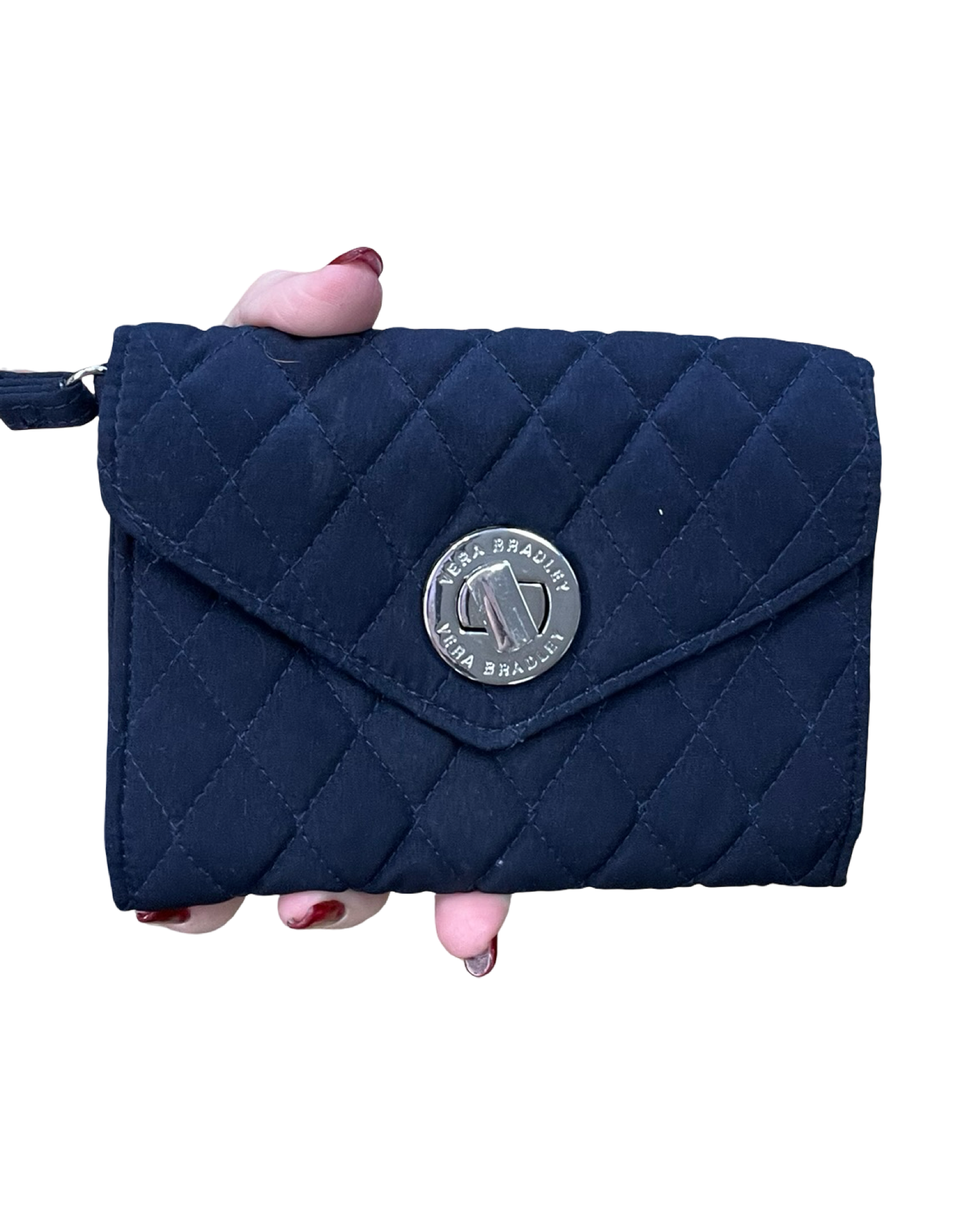 Wristlet By Vera Bradley In Navy, Size:Small