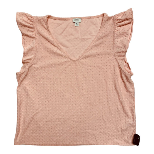 Top Sleeveless By J. Crew In Pink, Size:Xl