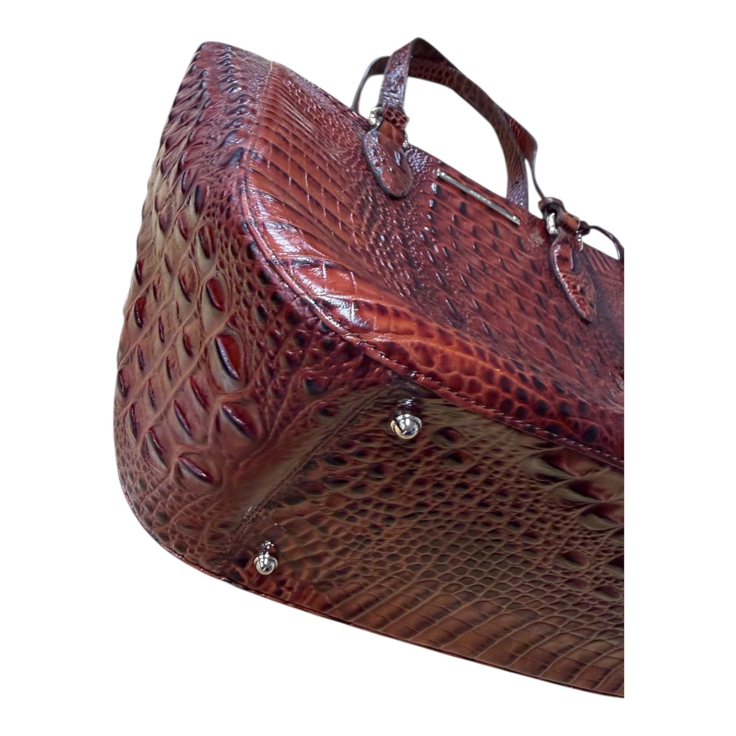 Handbag Designer By Brahmin In Brown, Size:Medium