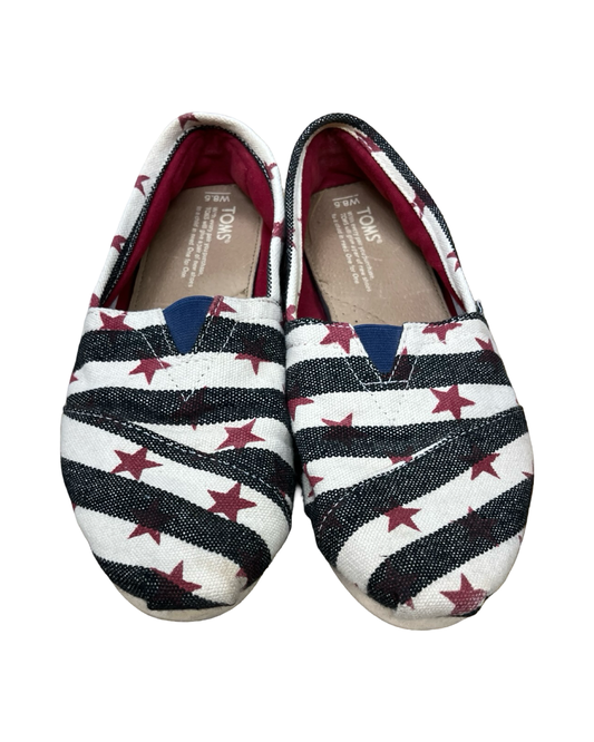 Shoes Flats By Toms In Cream, Size:8.5
