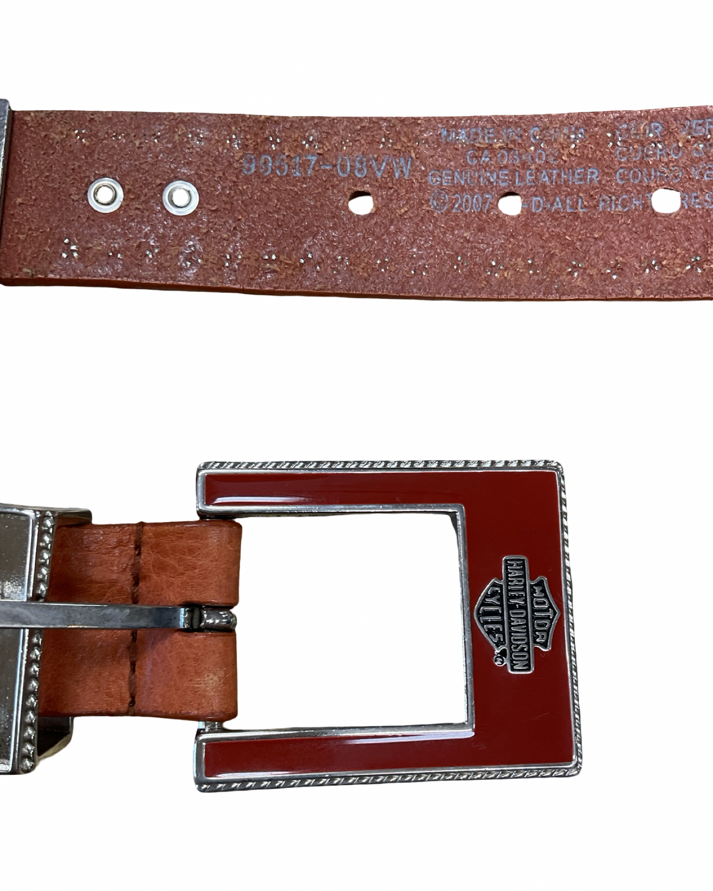 Belt By Harley Davidson In Brown, Size:Xlarge