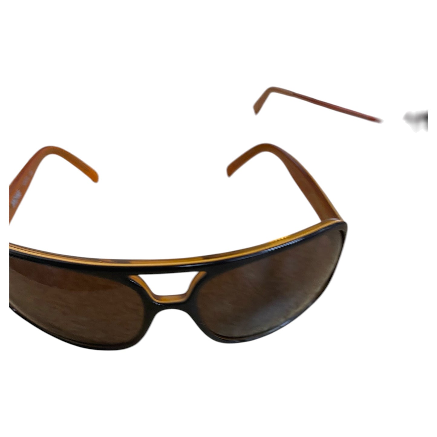 Sunglasses Designer By Michael Kors In Black & Gold