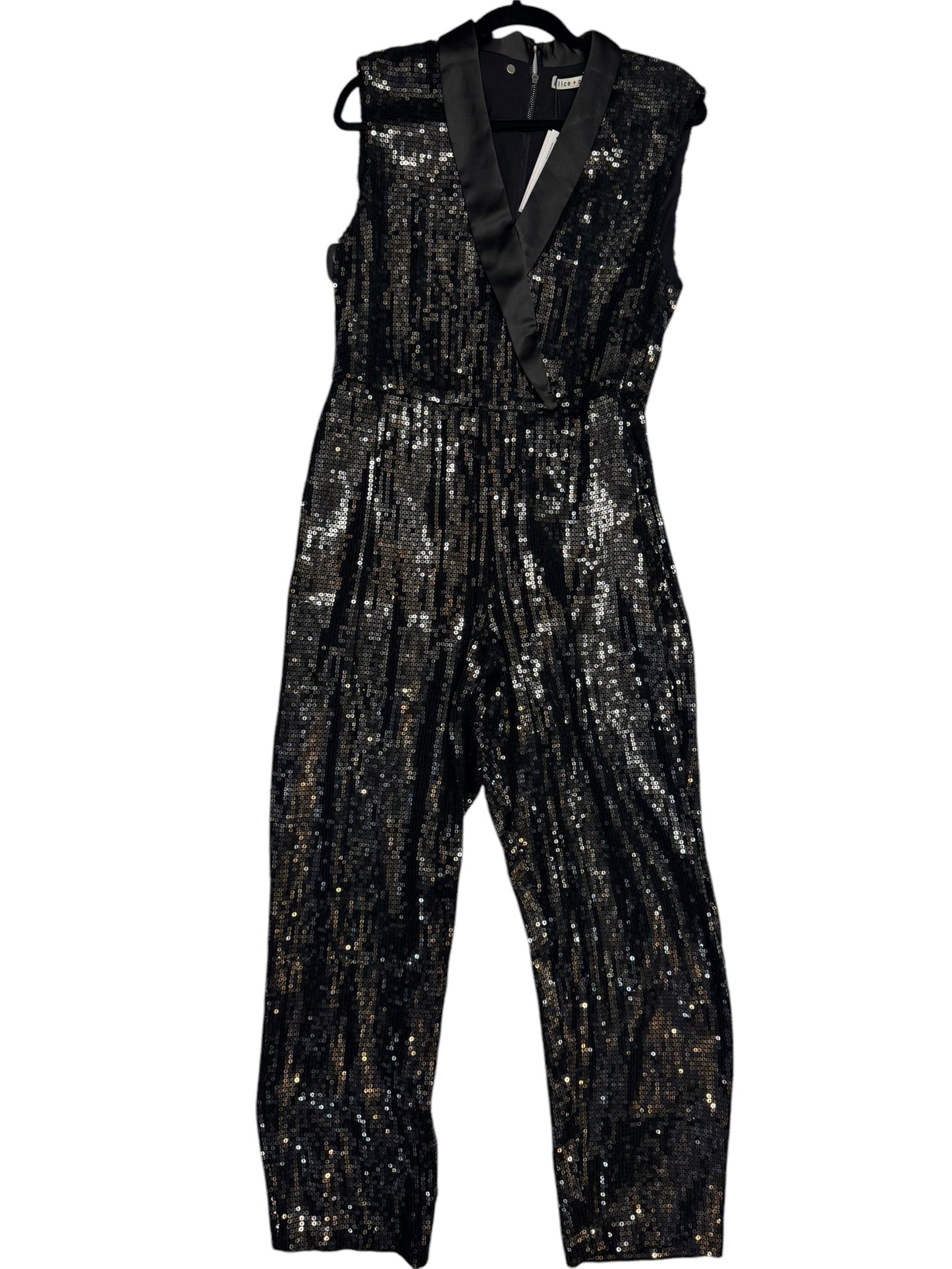 Jumpsuit Designer By Alice + Olivia In Black, Size: 12