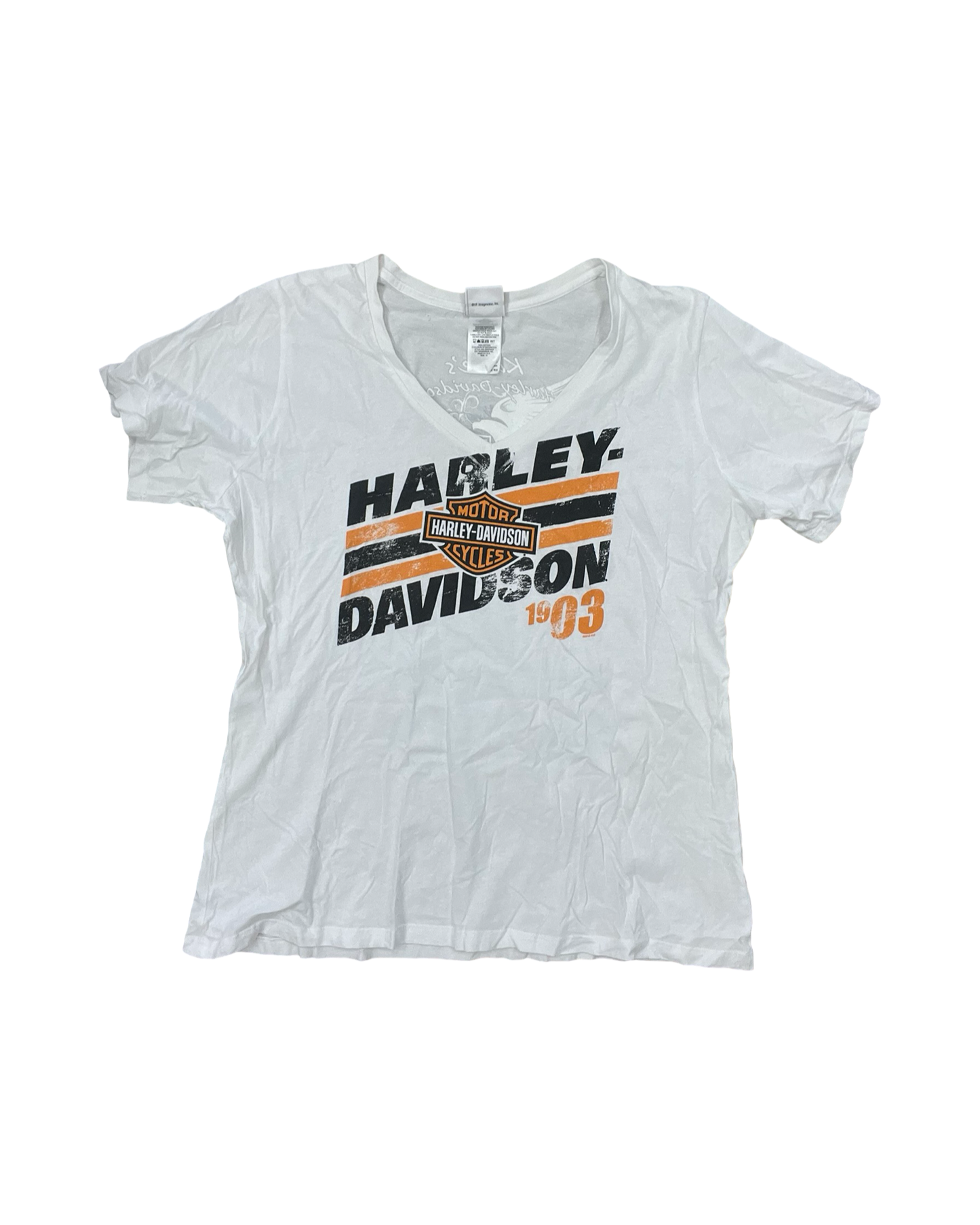 Top Ss By Harley Davidson In White, Size:1X