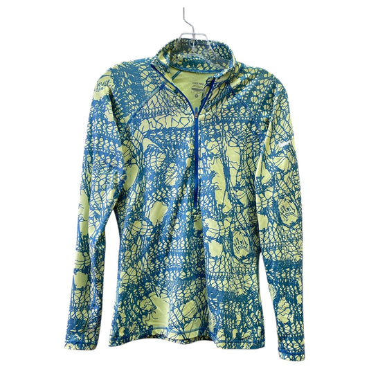 Athletic Sweatshirt Collar By Nike In Blue, Size:M